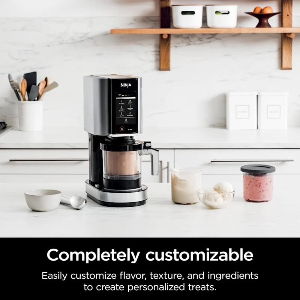 Ninja CREAMi 7-in-1 Ice Cream Maker, White (NC301) - Image 7