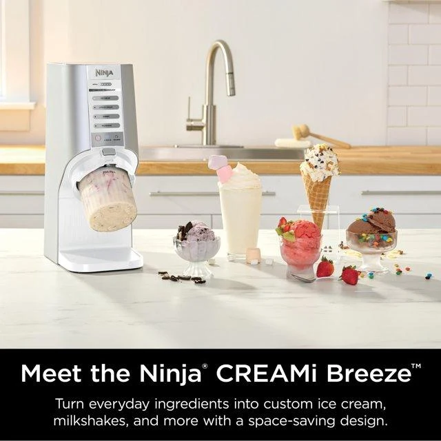 Ninja CREAMi Breeze Ice Cream Maker & Frozen Treat Maker 5 in 1 (Factory Refurbished) - Image 3