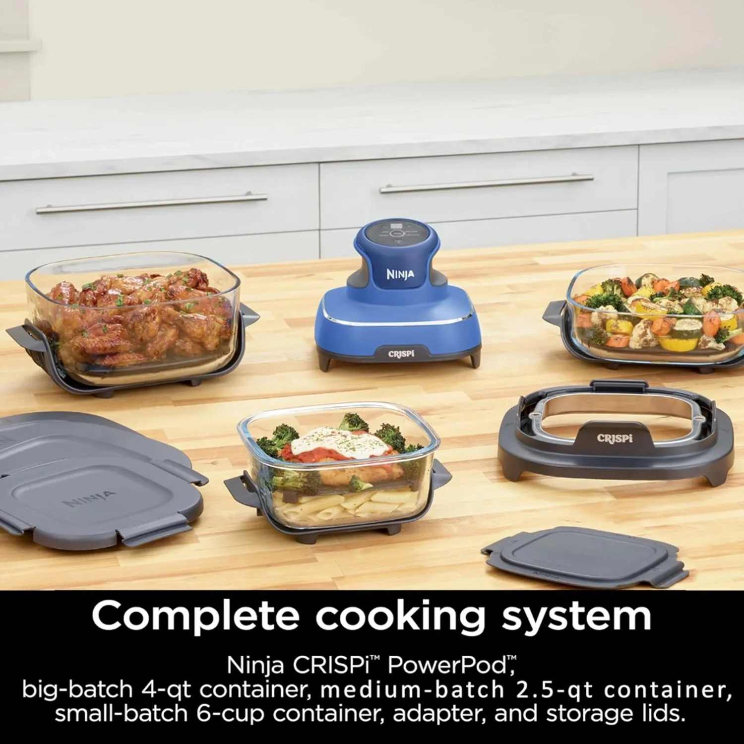 Ninja  CRISPi 5-in-1 Portable Glass Air Fry Cooking System FN103CO (Refurbished) - Image 14