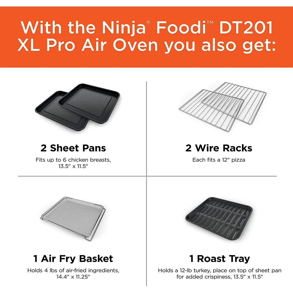 Ninja DT201 Foodi 10-in-1 XL Pro Air Fry (Refurbished) - Image 9