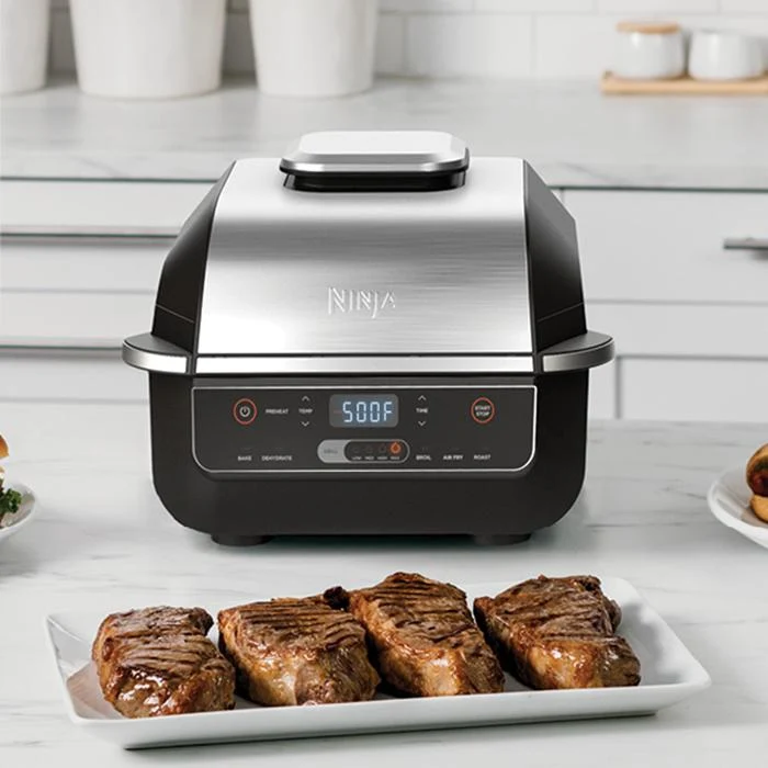 Ninja EG201 Foodi 6-in-1 Indoor Grill and 4-Quart Air Fryer - Factory Refurbished - Image 12