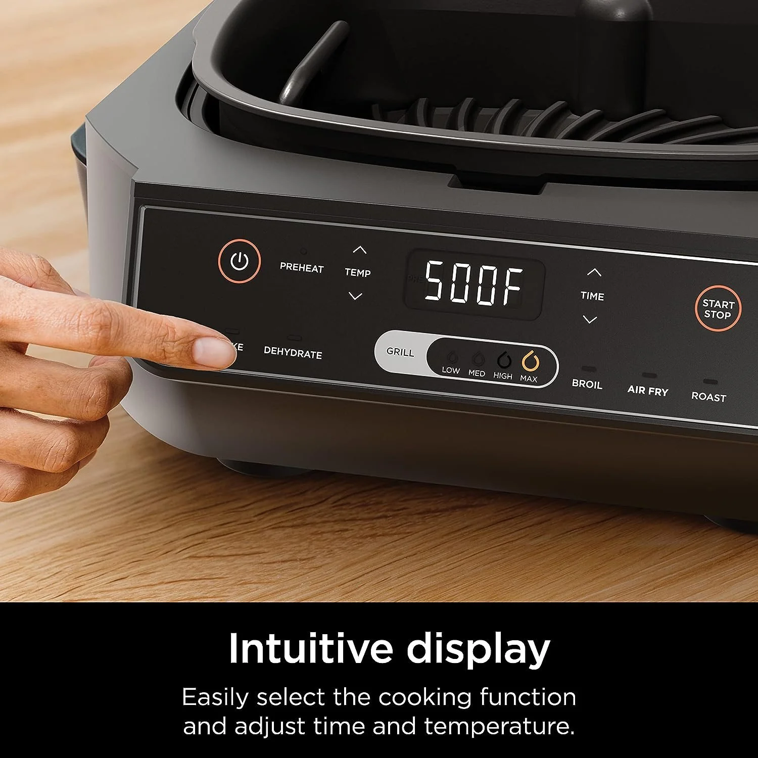 Ninja EG201 Foodi 6-in-1 Indoor Grill and 4-Quart Air Fryer - Factory Refurbished - Image 8