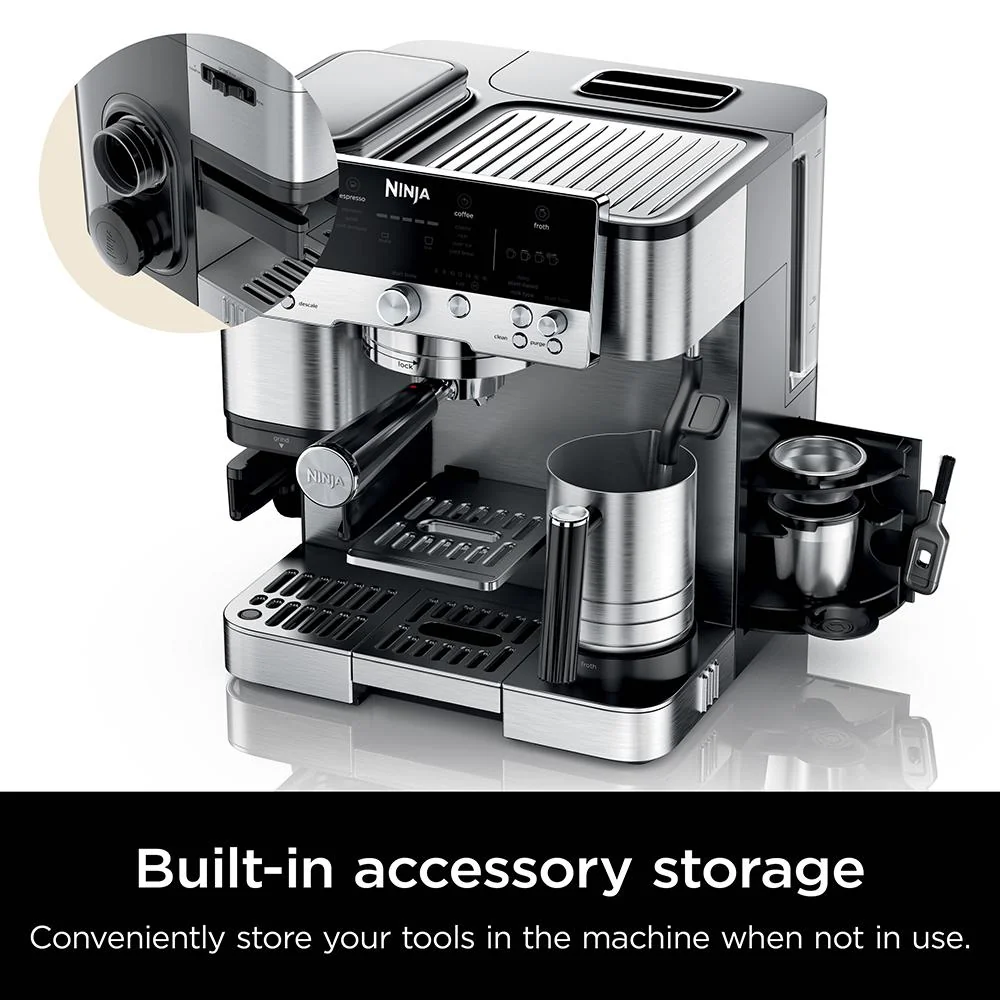 Ninja Espresso Machine & Drip Coffee Maker Luxe Cafe Premier Series (Refurbished) - Image 12