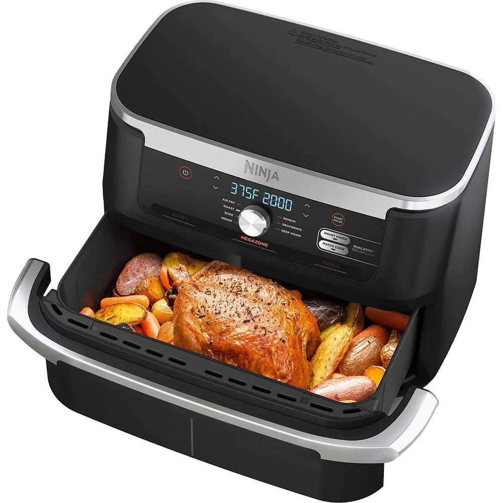 Ninja Foodi 7-in-1 DualZone FlexBasket Air Fryer w/ 11-qt MegaZone Factory Refurbished - Image 6