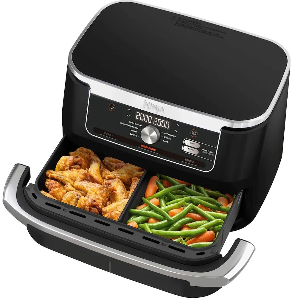 Ninja Foodi 7-in-1 DualZone FlexBasket Air Fryer w/ 11-qt MegaZone Factory Refurbished - Image 8