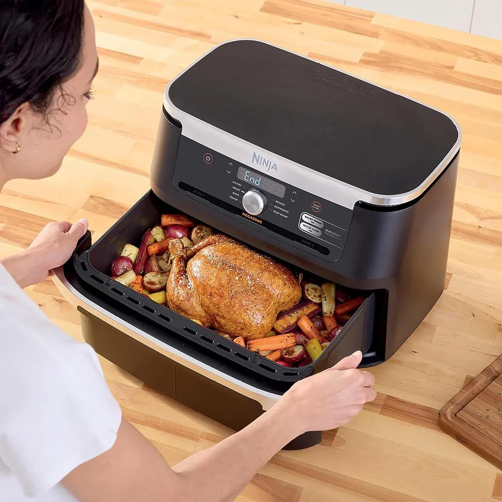 Ninja Foodi 7-in-1 DualZone FlexBasket Air Fryer w/ 11-qt MegaZone Factory Refurbished - Image 9