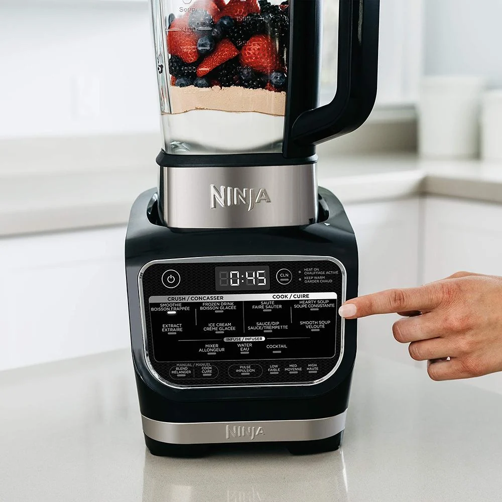 Ninja Foodi Cold and Hot Blender with 64 oz. Pitcher and Heat-iQ, Black (HB150C) - Image 5