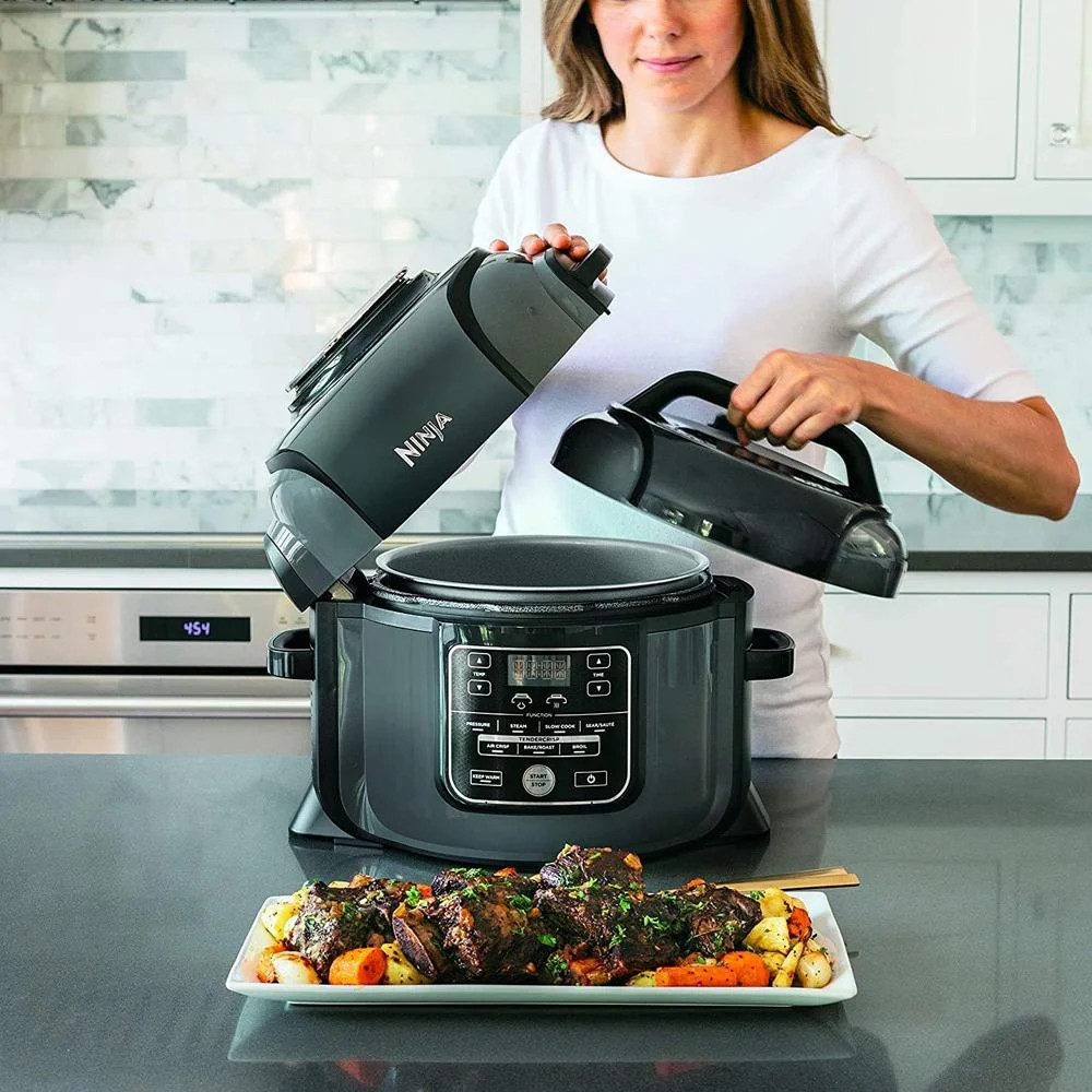 Ninja Foodi OP305 6.5 Quart TenderCrisp Pressure Cooker - Stainless Steel Refurbished - Image 8