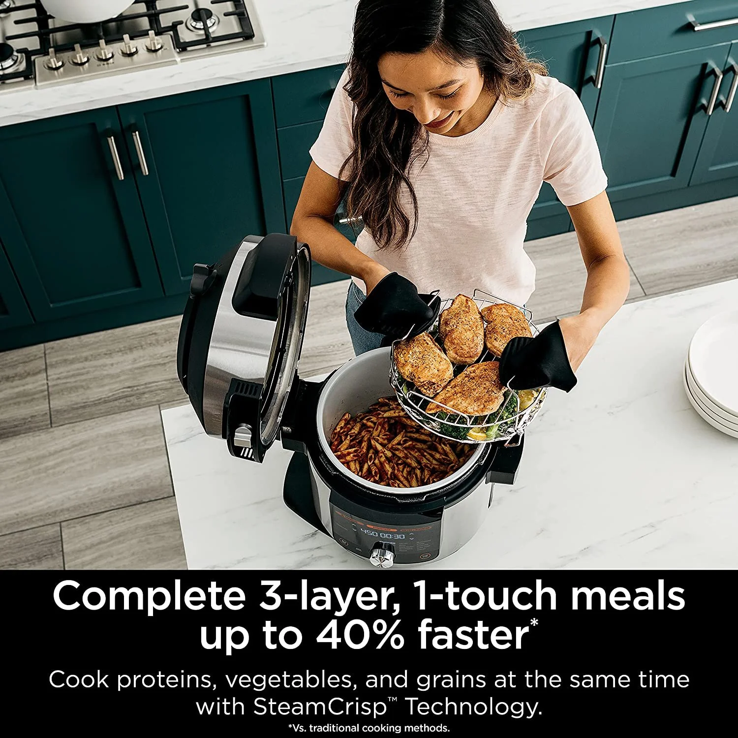 Ninja Foodi XL 8 Qt. Pressure Cooker Air Fryer (OL601) - Refurbished - Image 5