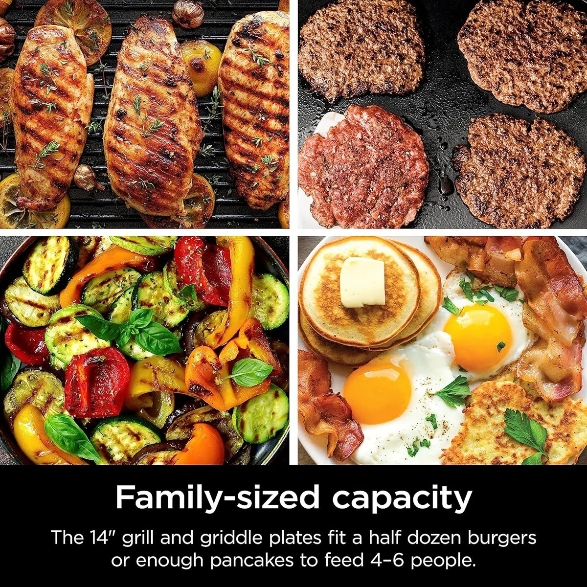 Ninja GR101 Sizzle Smokeless Indoor Grill & Griddle, Refurbished - Image 9