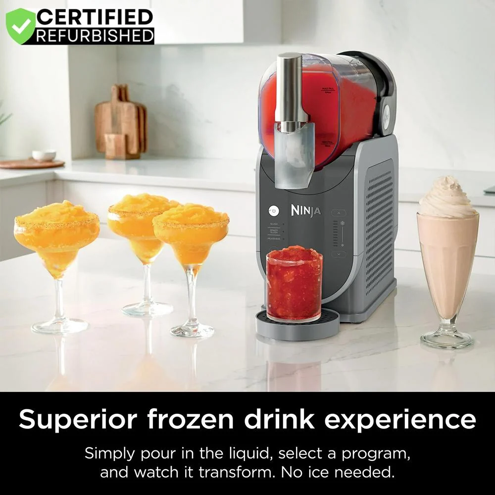 Ninja SLUSHi 72oz. Frozen Drink & Slushie Machine Renewed+1 Yr Warranty & Bottle - Image 8