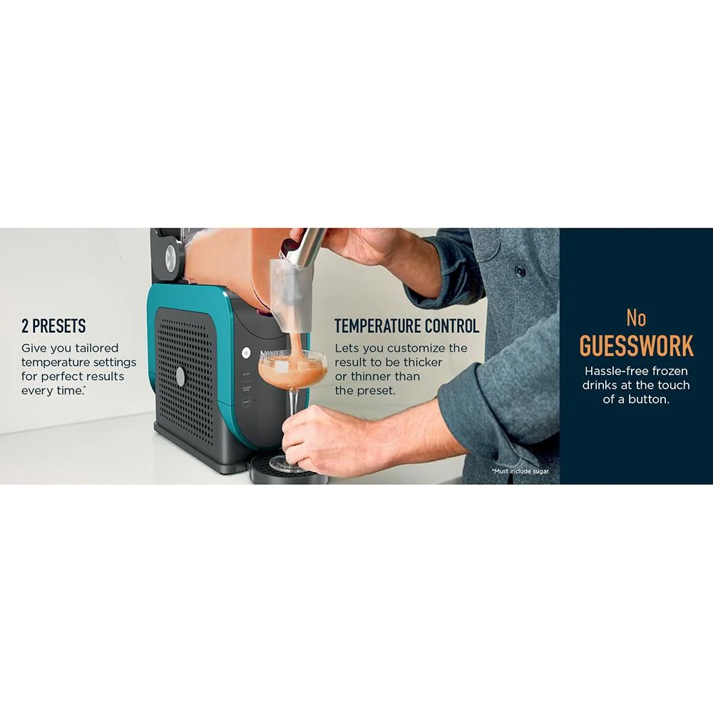 Ninja SLUSHi 88 oz. Frozen Drink & Slushie Machine Renewed with Party Tote Bag - Image 12