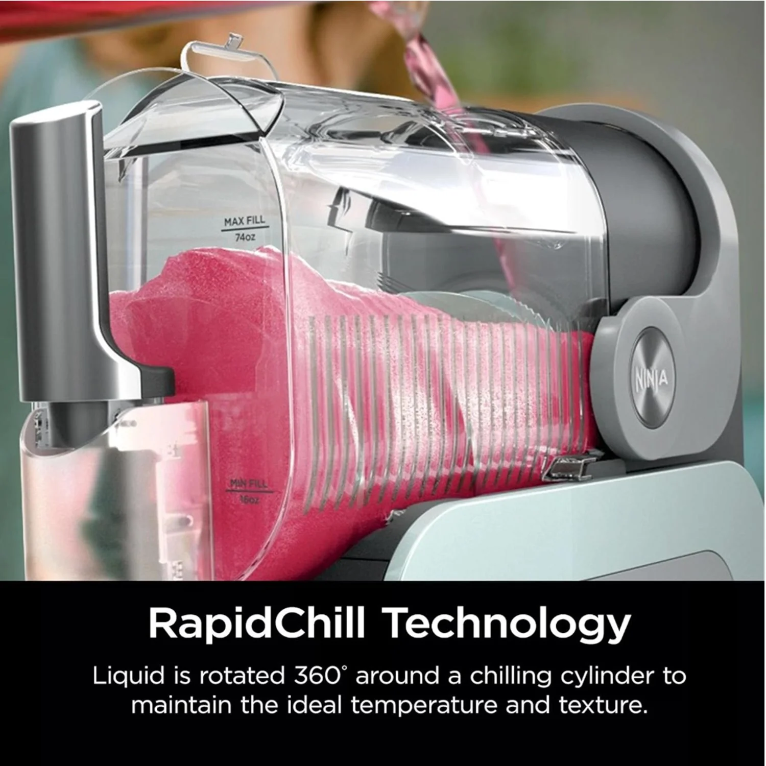 Ninja SLUSHi RapidChill Technology Frozen Drink & Slushie Machine 96 OZ - Refurbished - Image 4