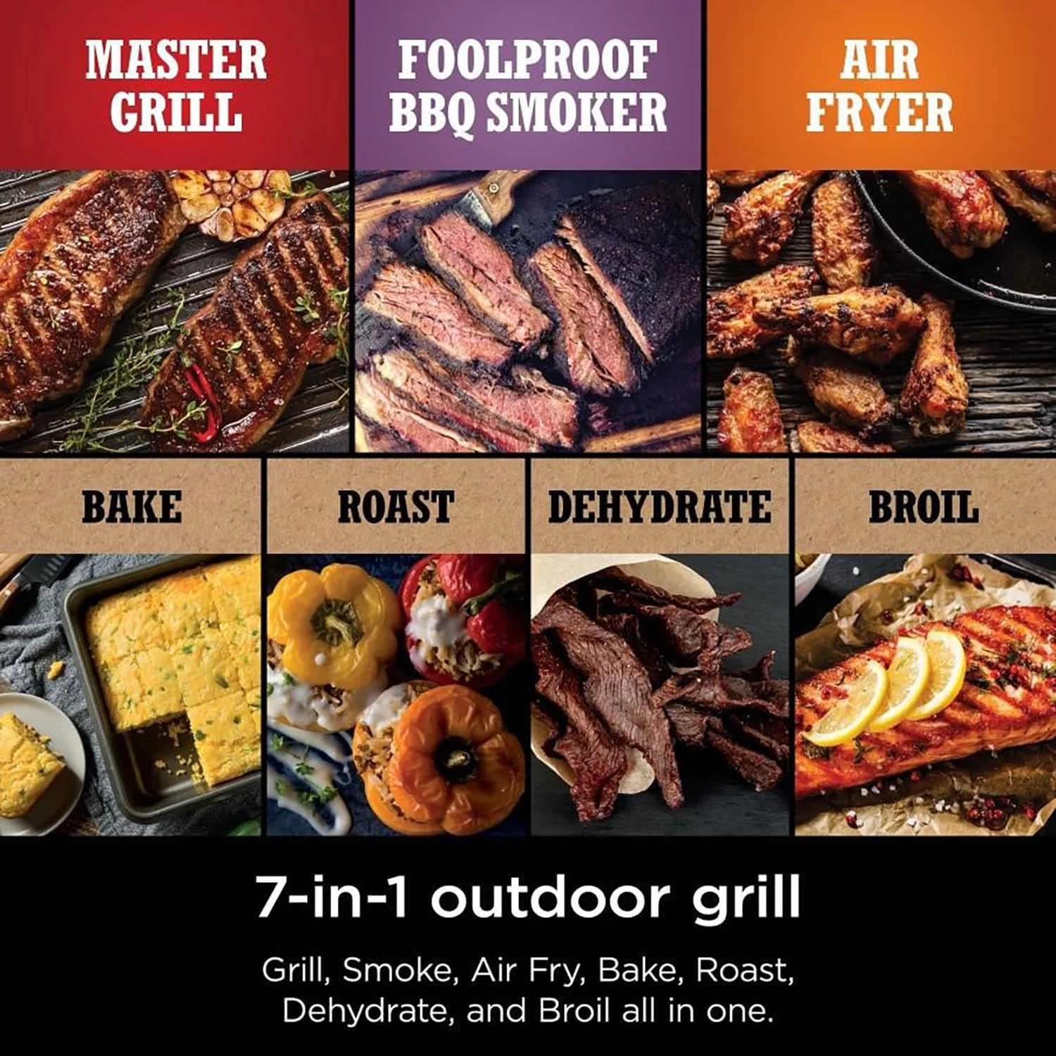 Ninja Woodfire Outdoor Grill and Smoker, Red - Image 4