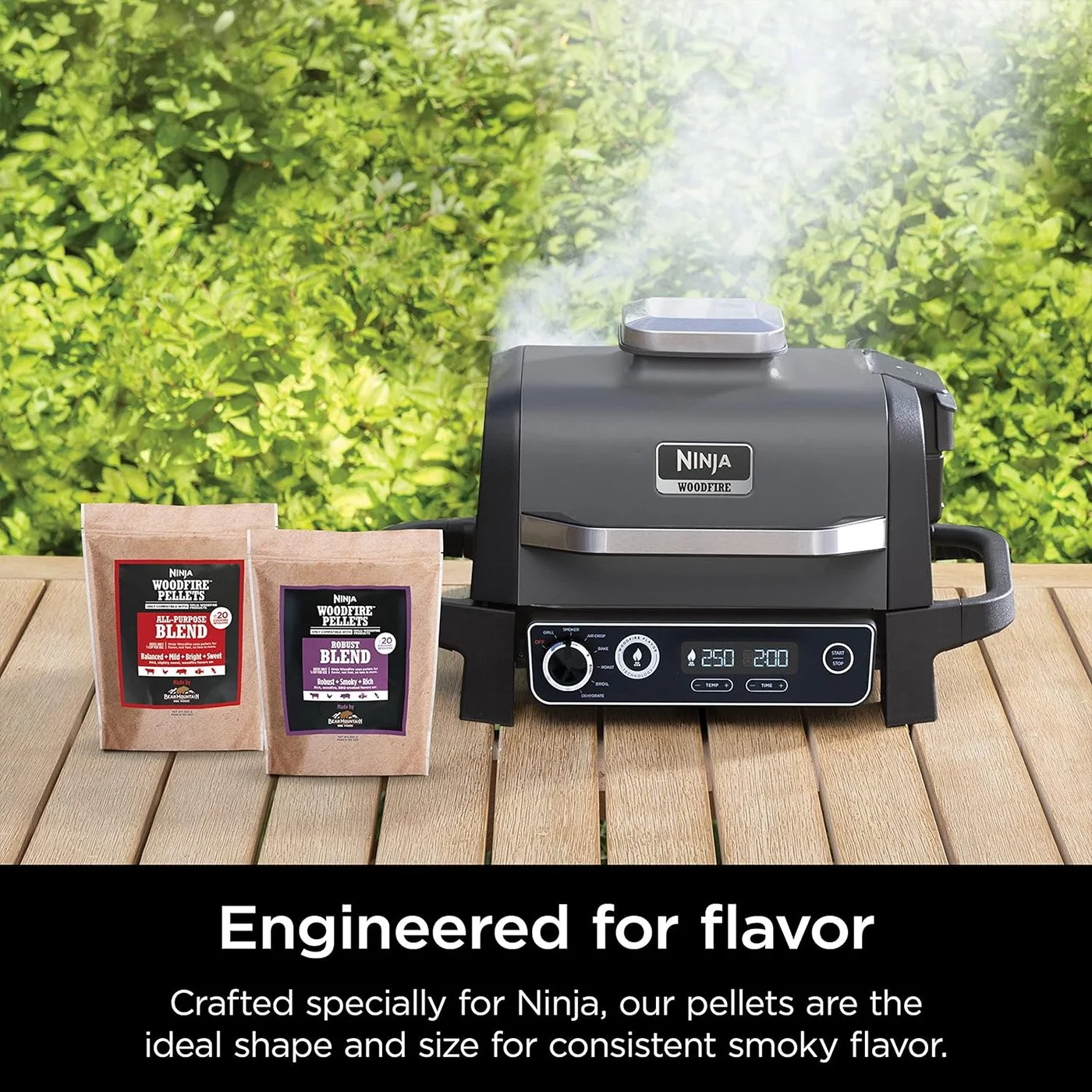 Ninja Woodfire Pellets, Robust Blend Starter Bag - Up To 3 Uses (XSKOP2R) - Image 3