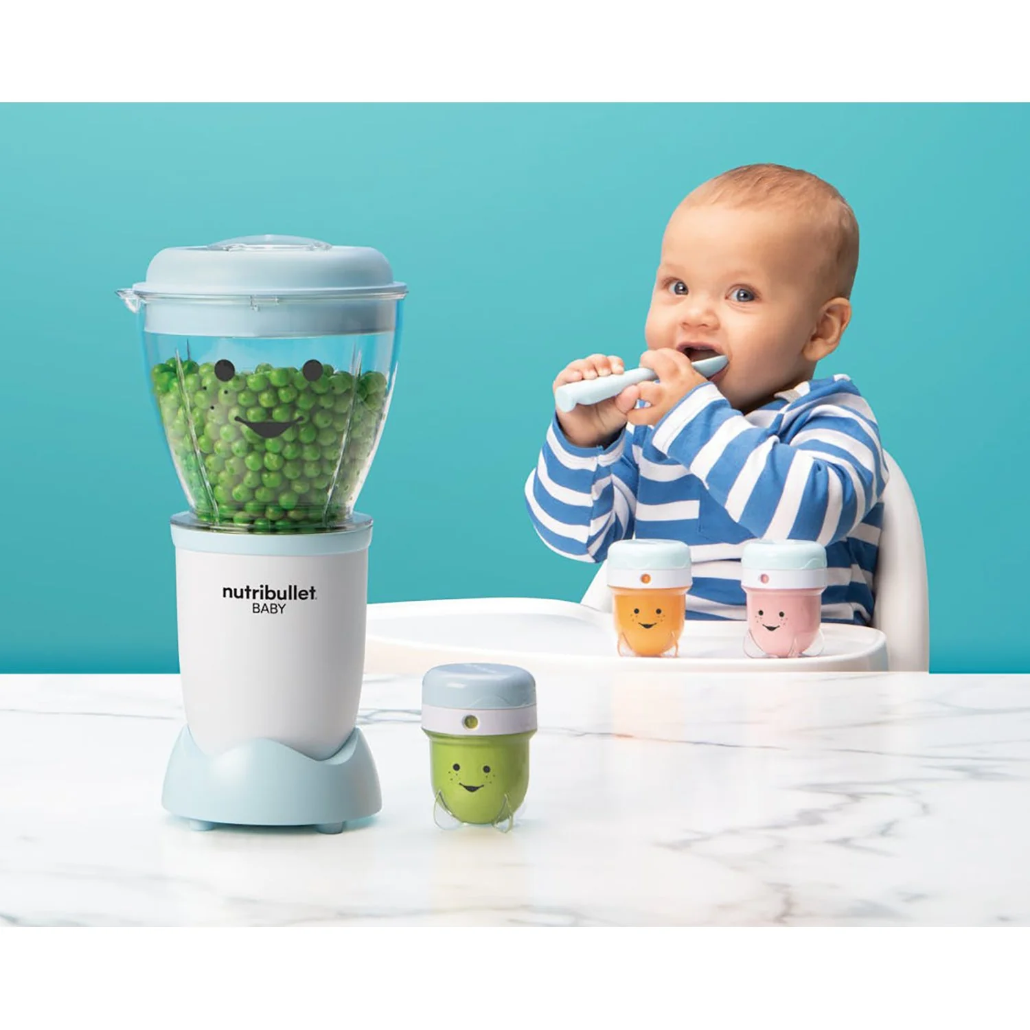 NutriBullet Baby Bullet Blender for Fresh Homemade Baby Food, Easy to Use (Refurbished) - Image 4