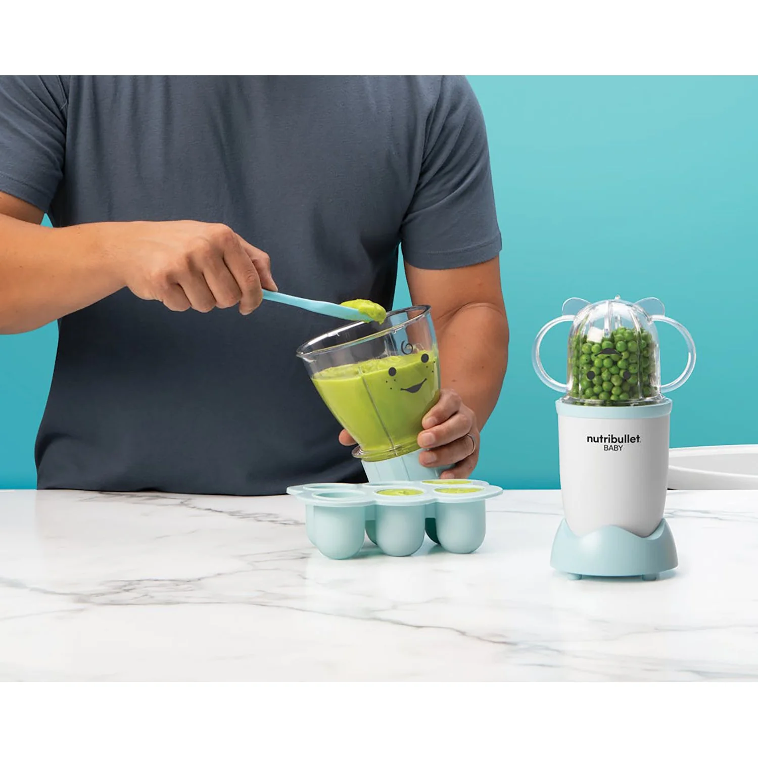 NutriBullet Baby Bullet Blender for Fresh Homemade Baby Food, Easy to Use (Refurbished) - Image 7