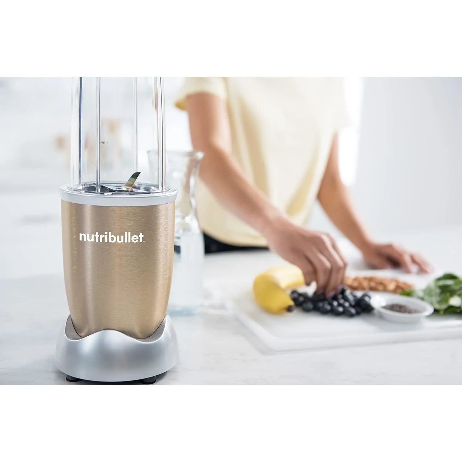 NutriBullet Pro 900W Personal Blender, Champagne - (Refurbished) - Image 6