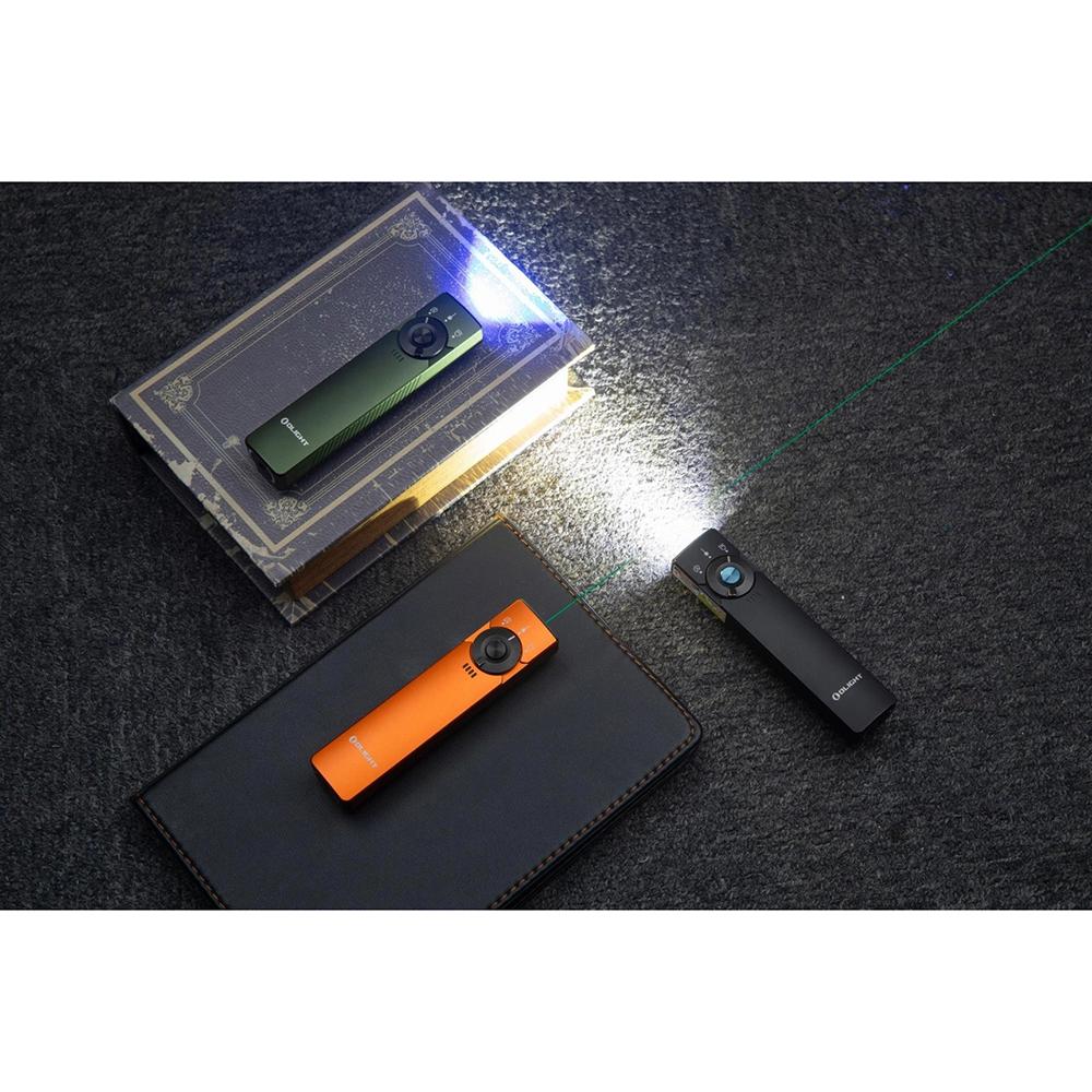 OLIGHT Arkfeld Pro 1,300 Lumens Flat 3-in-1 EDC Flashlight, Orange - Image 8