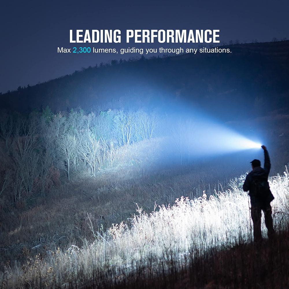 OLIGHT Warrior 3S 2,300 Lumens High Beam Tactical Flashlight, Black - Image 12