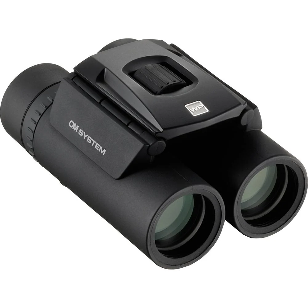 OM Systems Olympus 10x25 WP II Waterproof Roof Prism Binoculars; Black (V656020BU000) - Image 2
