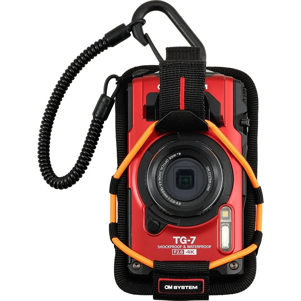 OM SYSTEM Olympus CSCH-123 Tough Sports Holder for TG-Series Cameras; Orange - Image 2
