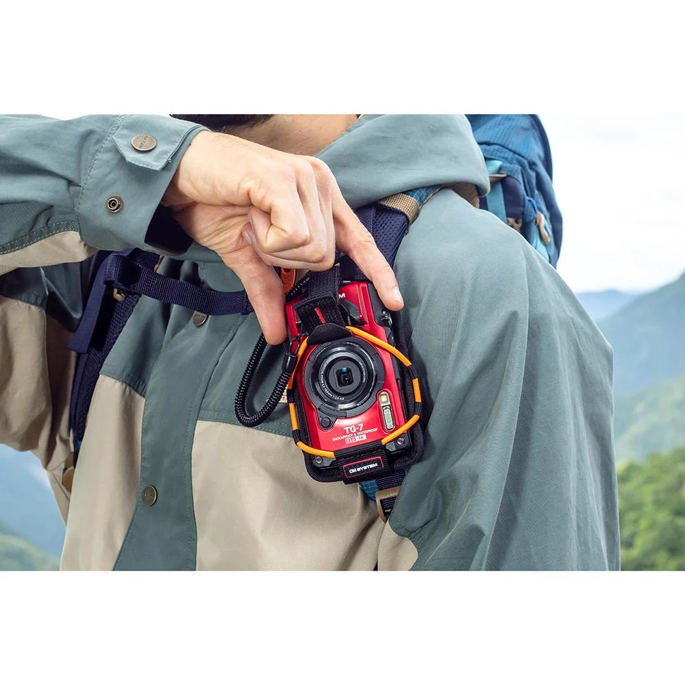OM SYSTEM Olympus CSCH-123 Tough Sports Holder for TG-Series Cameras; Orange - Image 4