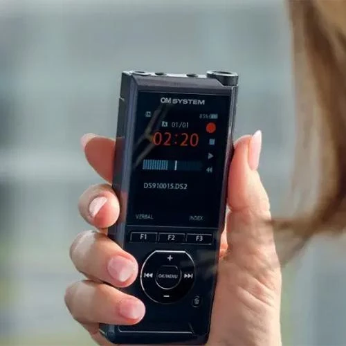 OM Digital Solutions DS-2700 Expandable 2GB Digital Voice Recorder in Black - V420370BU000 - Image 2