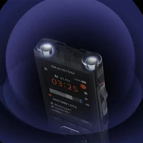 OM Digital Solutions DS-2700 Expandable 2GB Digital Voice Recorder in Black - V420370BU000 - Image 4