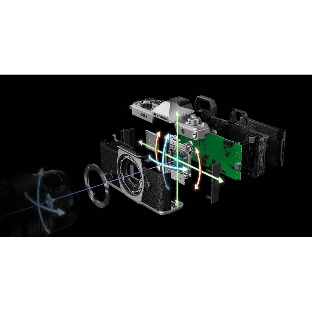 OM SYSTEM Olympus OM-3 Silver Micro Four Thirds System Camera Travel Camera - V210050SW000 - Image 10