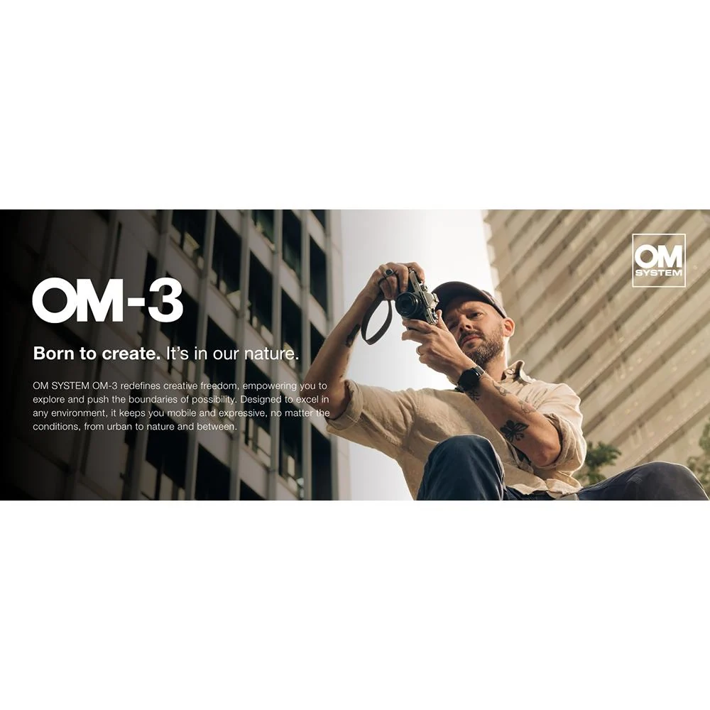 OM SYSTEM Olympus OM-3 Silver Micro Four Thirds System Camera Travel Camera - V210050SW000 - Image 7