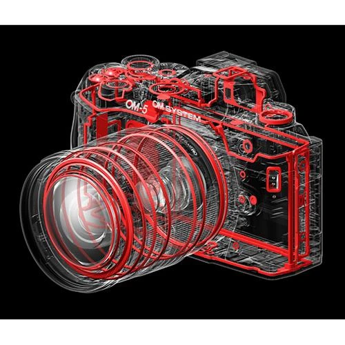 OM SYSTEM Olympus OM-5 Mark II 20.4MP 4K Video Digital Camera Body; Black (V210070BU000) - Image 10