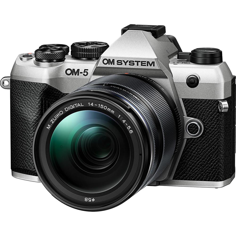 OM SYSTEM Olympus OM-5 Mark II Camera with M.ZUIKO 14-150mm Lens; Silver (V210072SU000) - Image 9