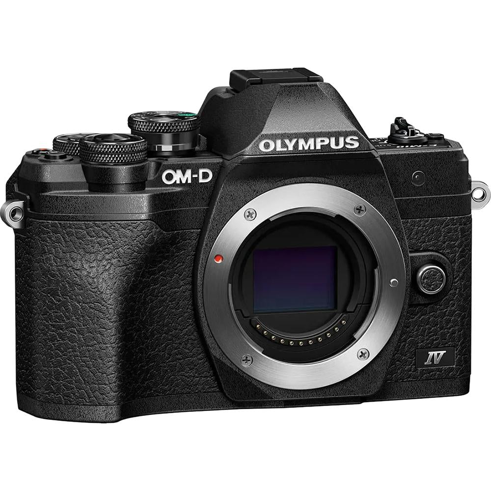 OM Systems Olympus OM-D E-M10 Mark IV 20MP Digital Camera Body; Black (V207130BU000) - Image 2