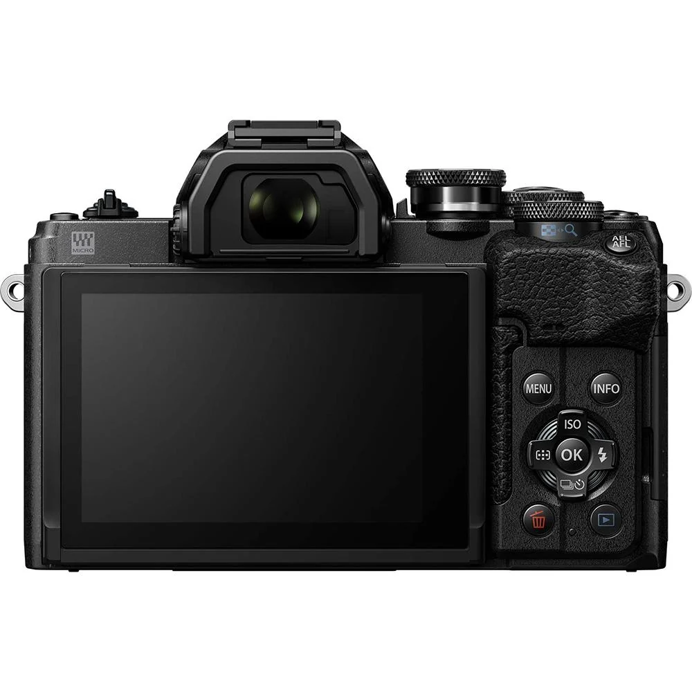 OM Systems Olympus OM-D E-M10 Mark IV 20MP Digital Camera Body; Black (V207130BU000) - Image 3