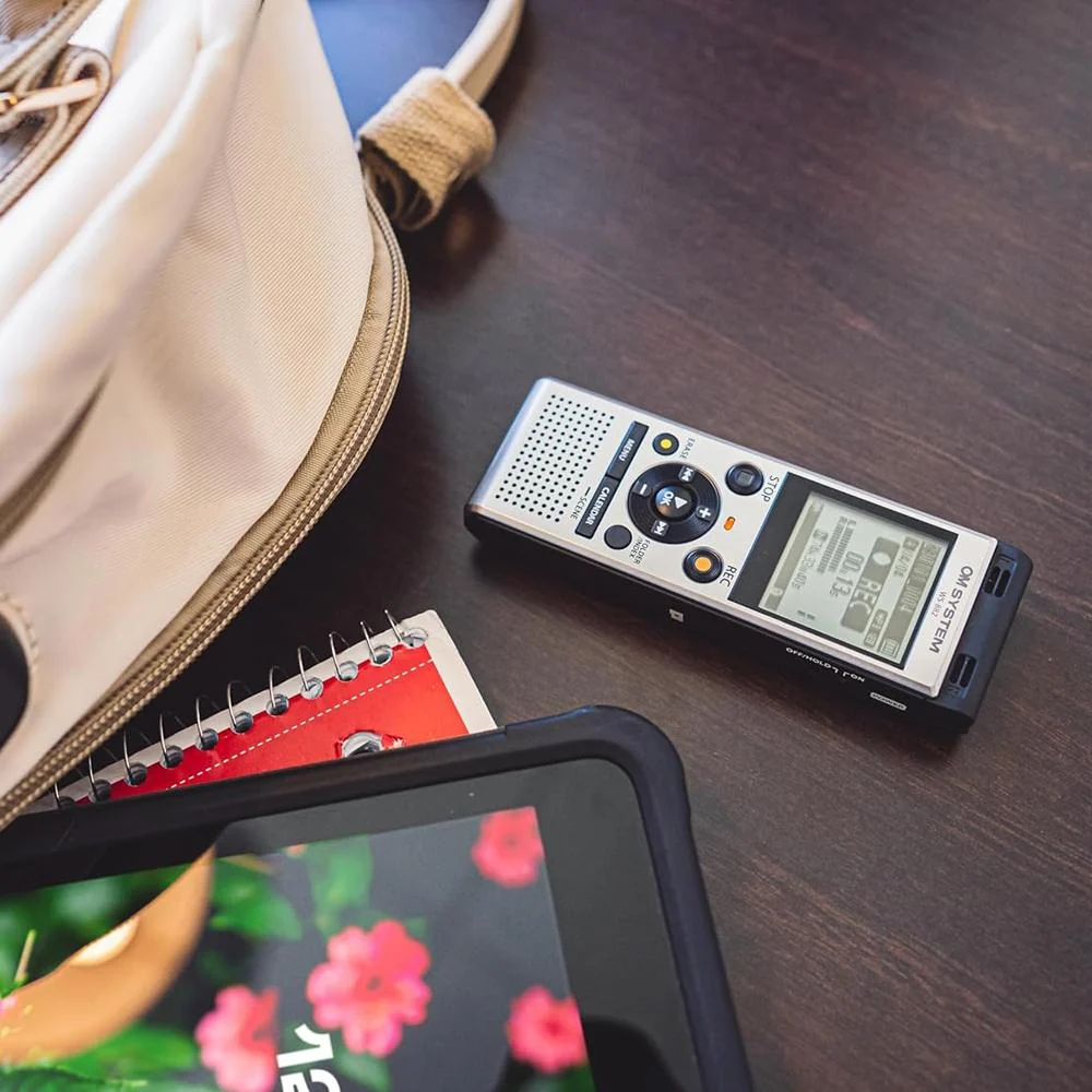 OM Systems Olympus WS-882 Digital Voice Recorder; Silver/Black (V420330SU000) - Image 5