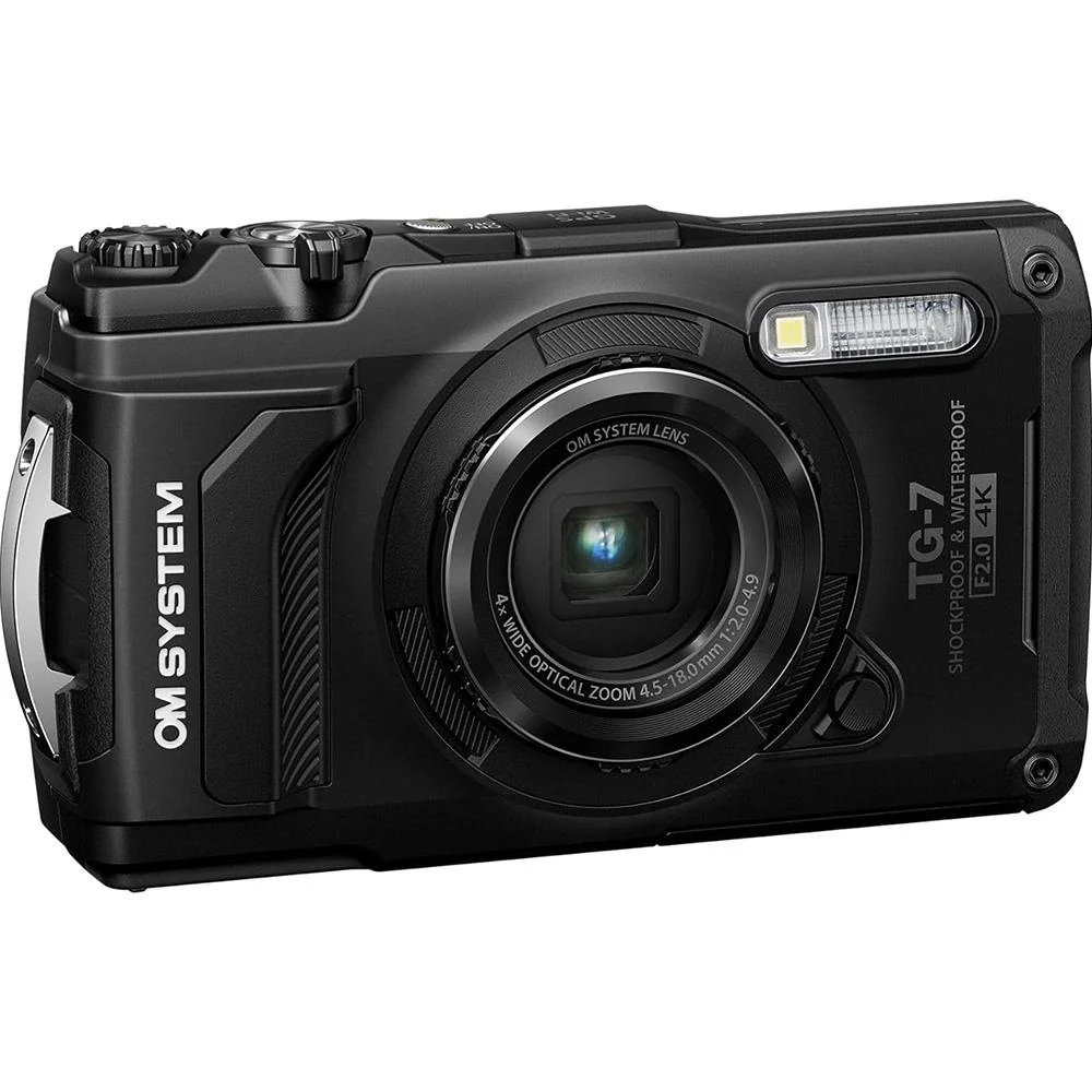 OM Systems Tough TG-7 12MP 4K Underwater Digital Camera, Black Adventure 64GB Card Bundle - Image 3