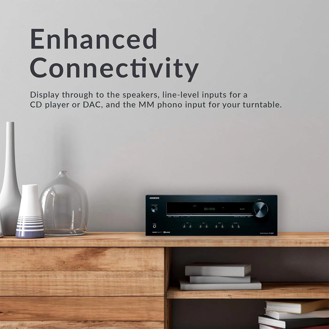 Onkyo TX-8220 Stereo Receiver with Built-In Bluetooth - Image 4