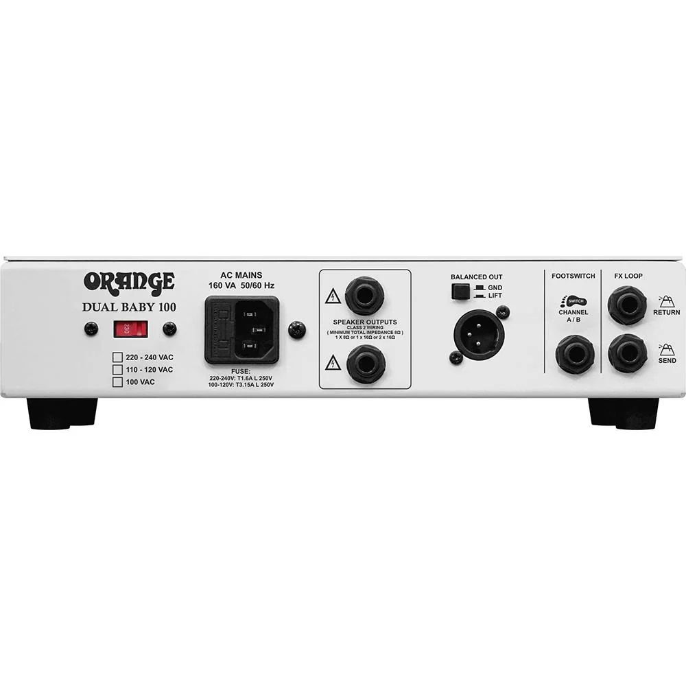 Orange Amplification Dual Baby 100 2-Channel 100W Guitar Amplifier Head with FX - Image 4