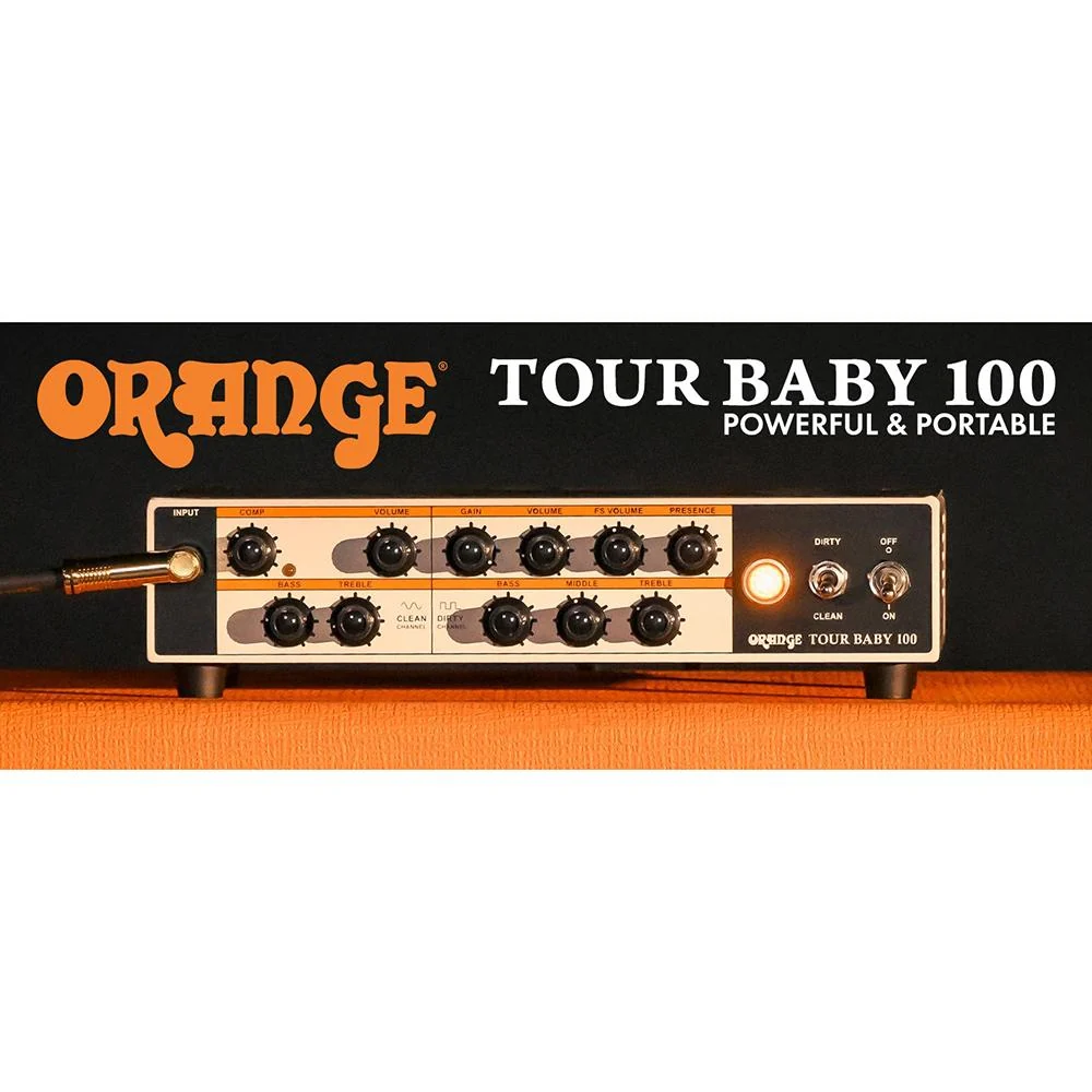 Orange Amplification Tour Baby 100 2-Channel 100W Guitar Micro Amp Head - Image 8