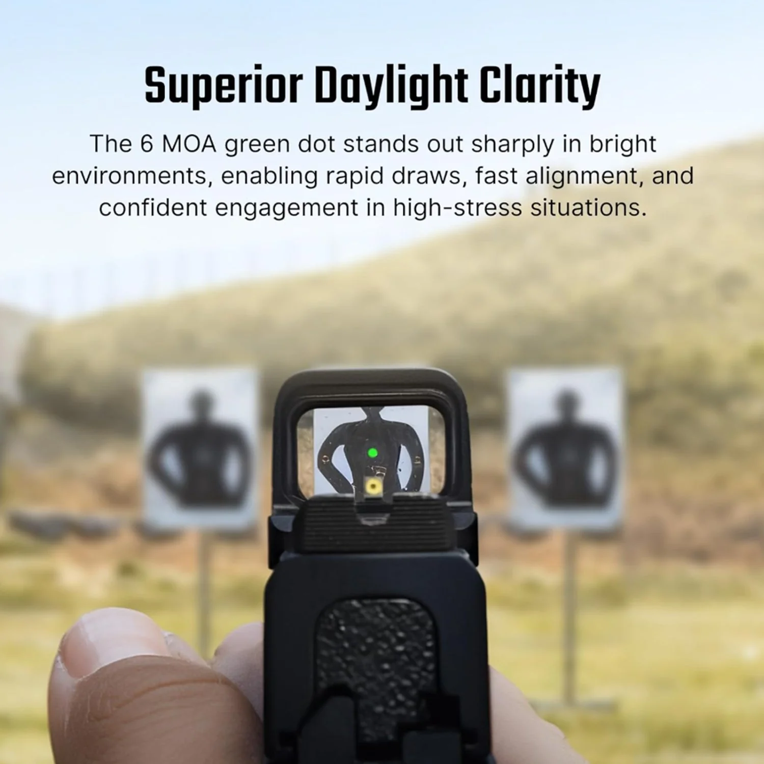 OSIGHT SE 6 MOA Green Enclosed Reflex Sight - RMSc Footprint - Image 7