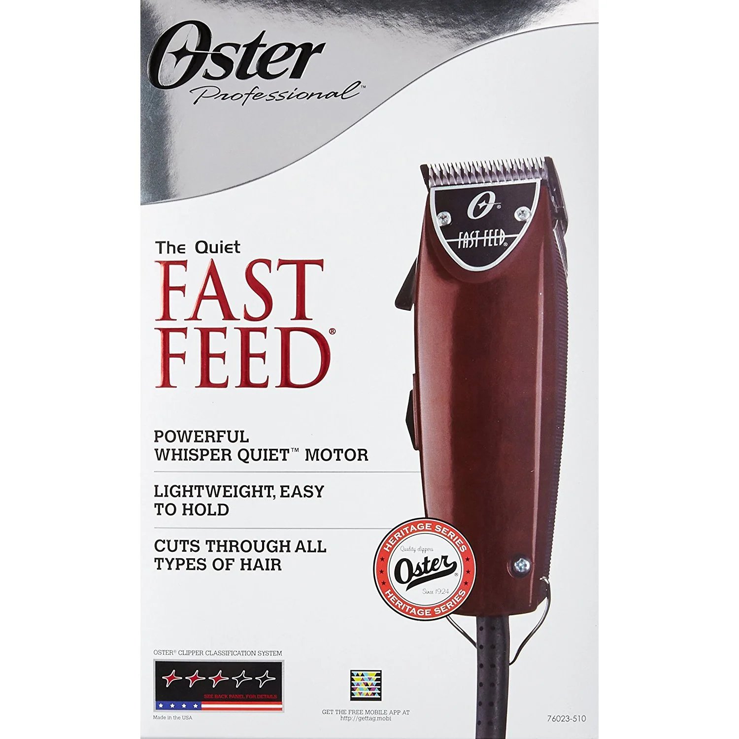 Oster Fast Feed Adjustable Pivot Motor Clipper 76023-510 - Image 5