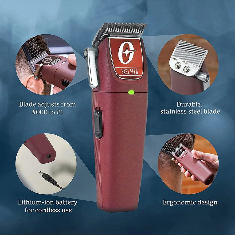 Oster Professional Cordless Fast Feed Hair Clippers (2143931) - ***OPEN BOX UNIT ** - Image 6