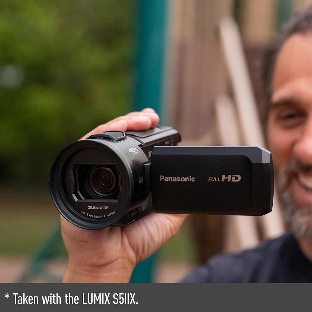 Panasonic Full HD 1080p 24X Optical Zoom Lightweight Camcorder (HC-V900) - Open Box - Image 5