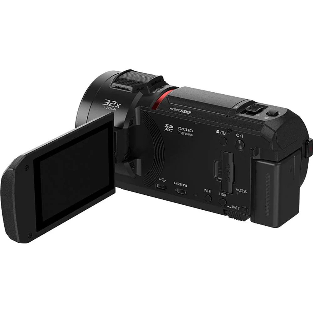 Panasonic 4K Ultra HD 24x Optical Zoom Camcorder w/ 25mm Wide Lens - HC-VX1K - Open Box - Image 3