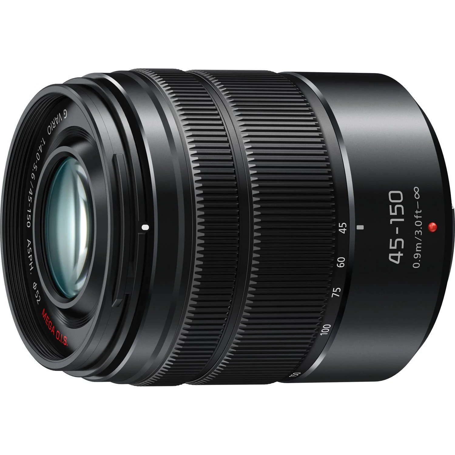Panasonic LUMIX G VARIO 45-150mm H-FS45150 Black Lens with Matte Finish