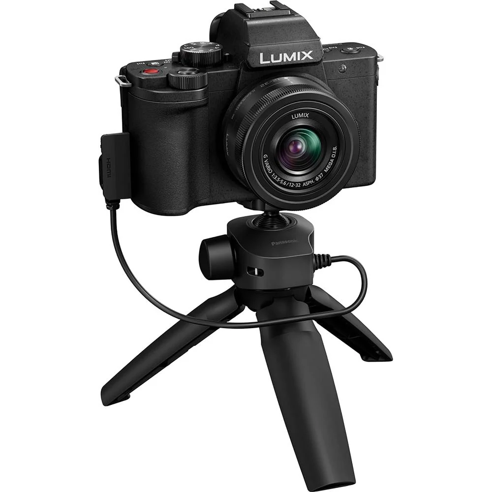 Panasonic LUMIX G100D 4K Mirrorless Camera w/ 12-32mm Lens and Tripod Grip - Open Box - Image 3