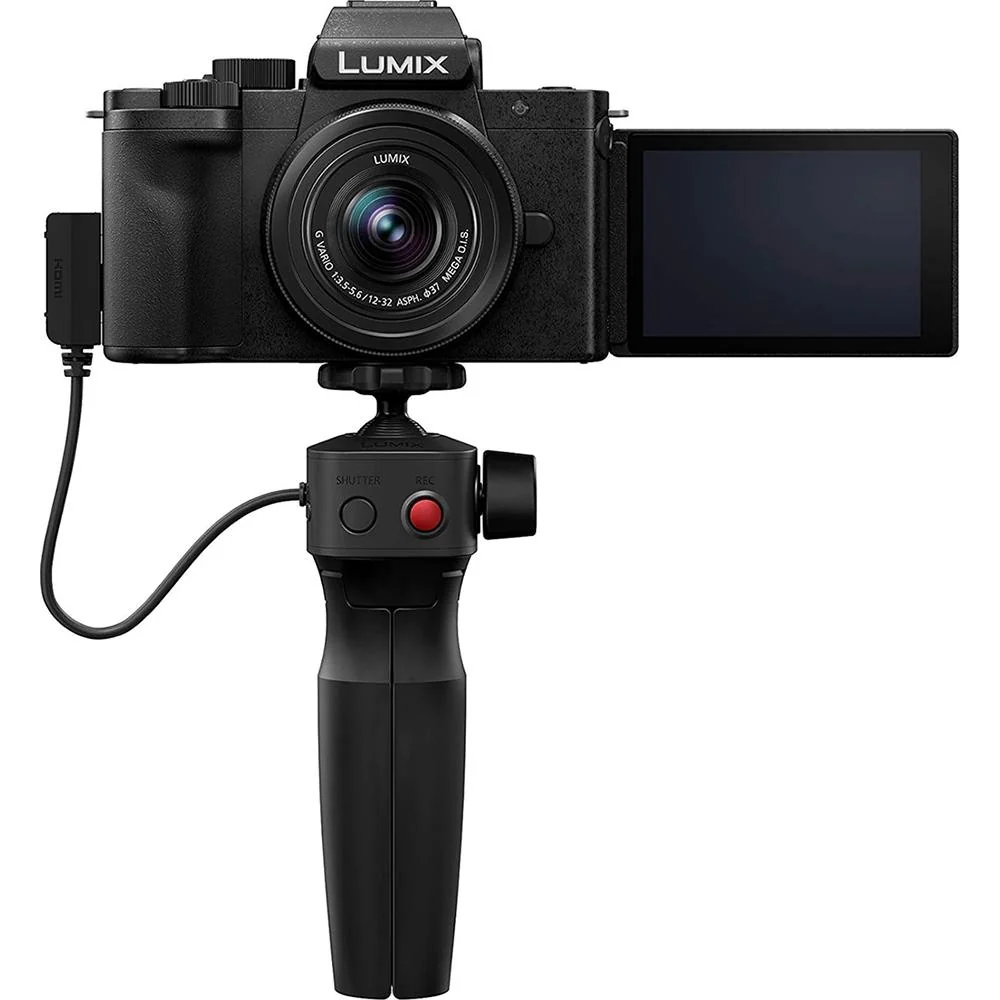 Panasonic LUMIX G100D 4K Mirrorless Camera w/ 12-32mm Lens and Tripod Grip - Open Box - Image 4