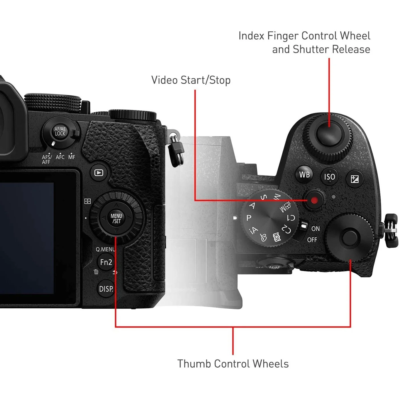Panasonic Lumix G95 Mirrorless Camera and 12-60mm MFT OLED Lens with 64GB Bag Bundle - Image 7