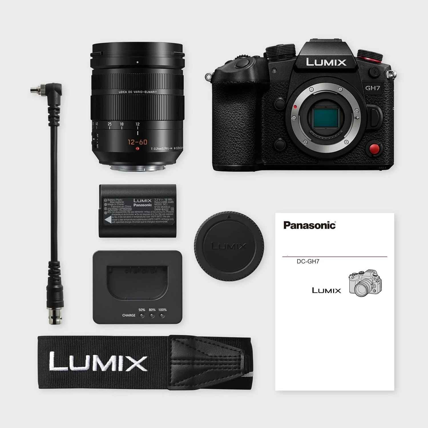 Panasonic LUMIX GH7 Mirrorless Camera w/ Leica 12-60mm F2.8-4.0 Lens Kit DC-GH7LK - Image 2